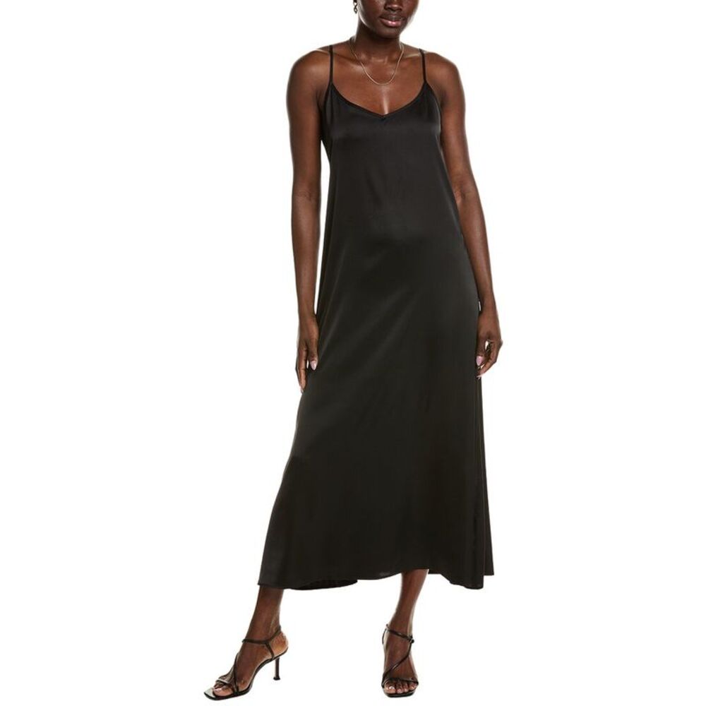 Point Womens  Satin Slip Dress